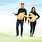OK Pointer Adult Costume Set Two Piece Funny Gesture Duo Outfit